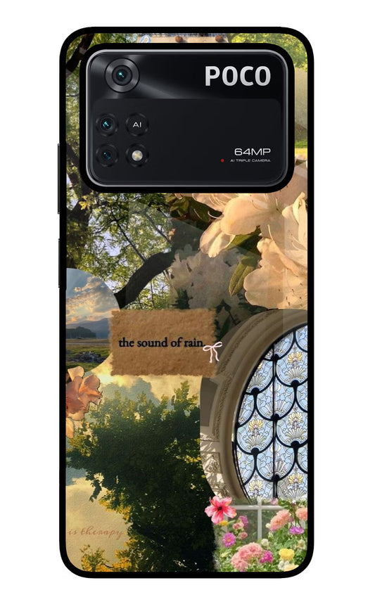 Rain Poco M4 Pro 4G Glass Case
