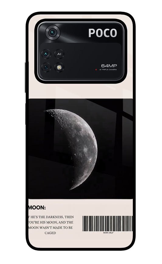 Moon Phase Poco M4 Pro 4G Glass Case