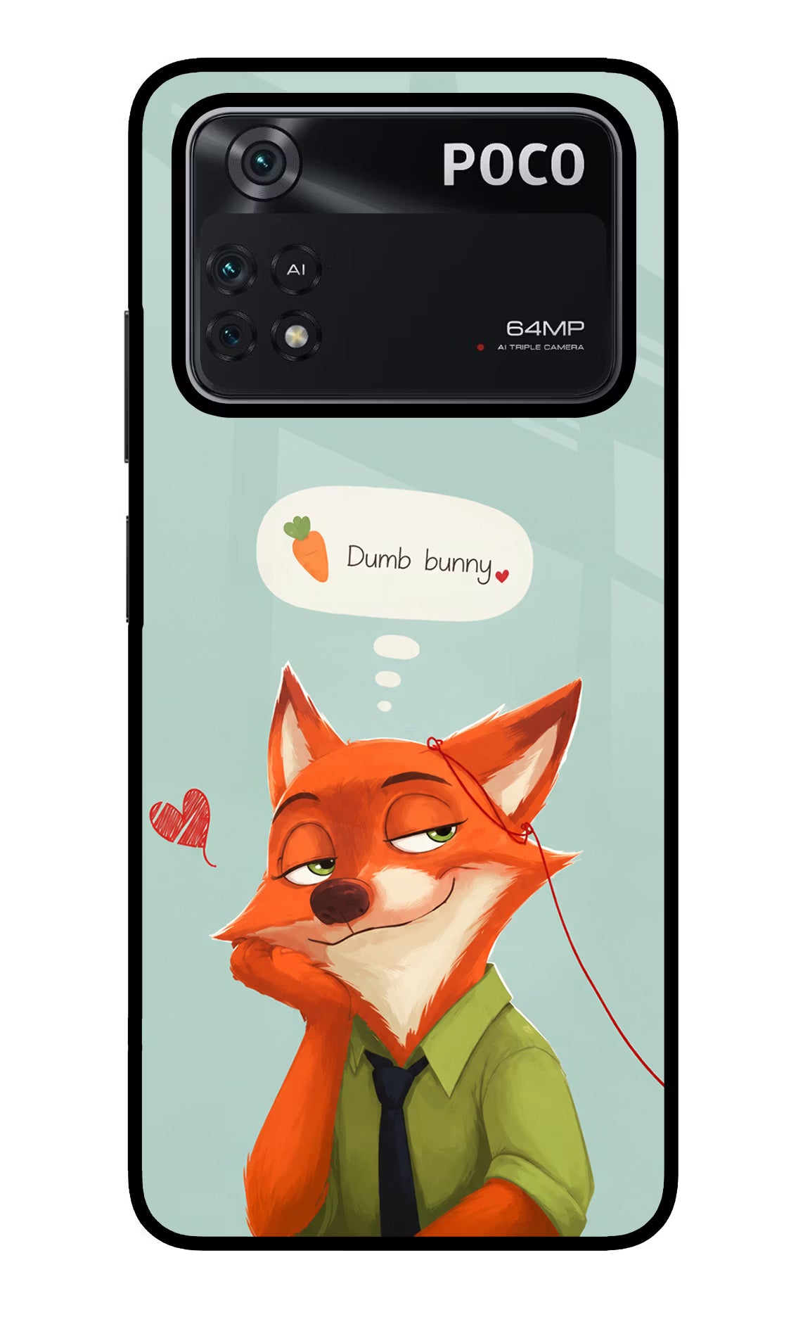 Nick Charm Poco M4 Pro 4G Glass Case