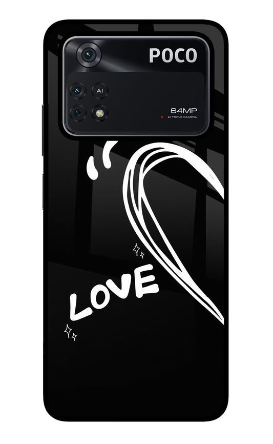 Love Line Poco M4 Pro 4G Glass Case