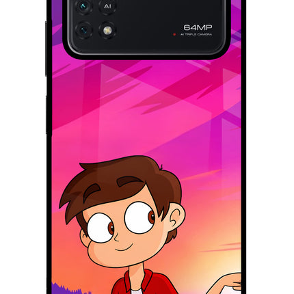 Marco Sunset Poco M4 Pro 4G Glass Case