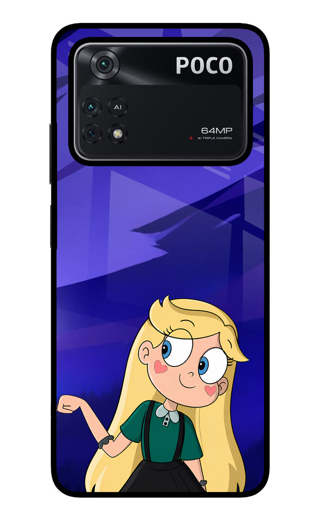 Star Glow Poco M4 Pro 4G Glass Case