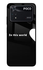 This World Poco M4 Pro 4G Glass Case