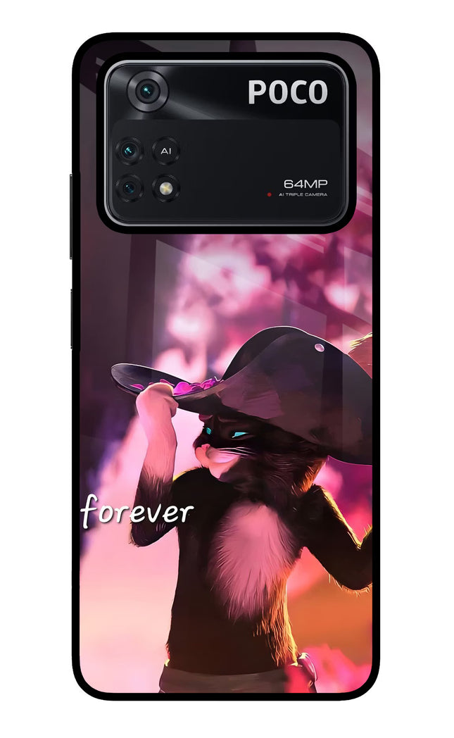 Forever Cat Poco M4 Pro 4G Glass Case
