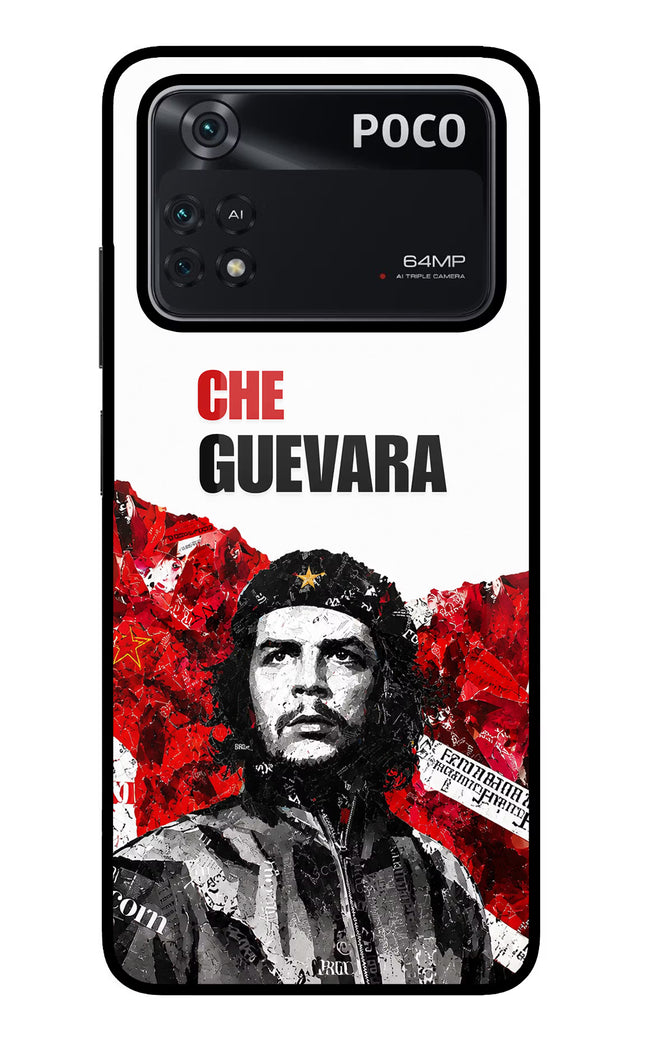 Che Guevara Revolution Poco M4 Pro 4G Glass Case