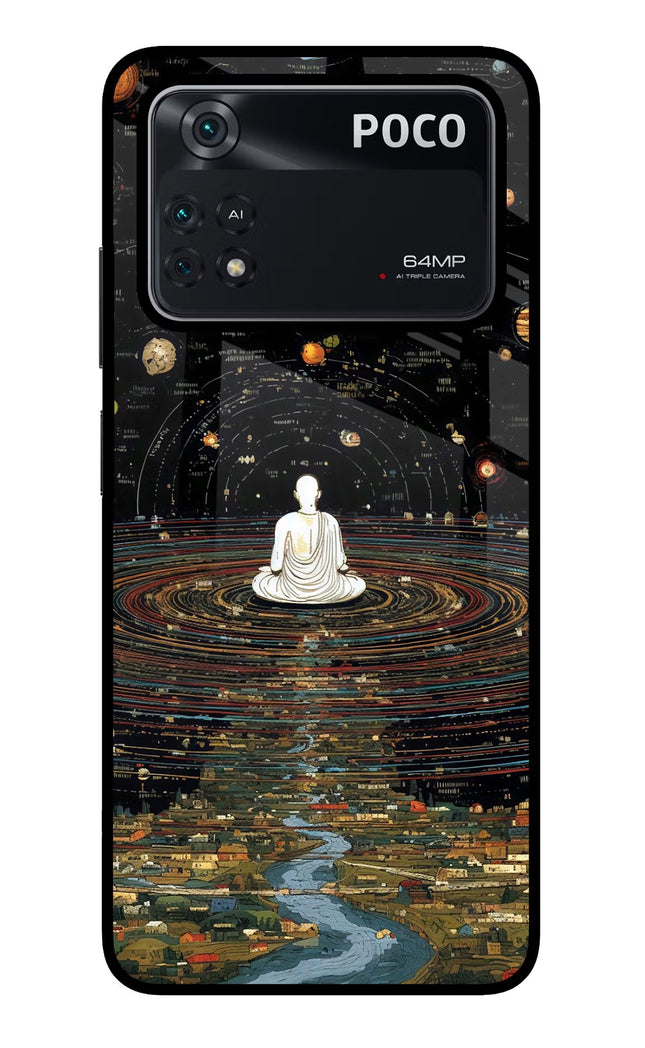 Space Monk Poco M4 Pro 4G Glass Case