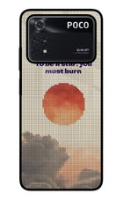Pixel Sun Poco M4 Pro 4G Glass Case