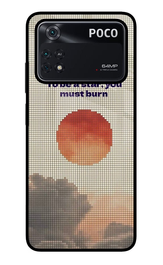 Pixel Sun Poco M4 Pro 4G Glass Case