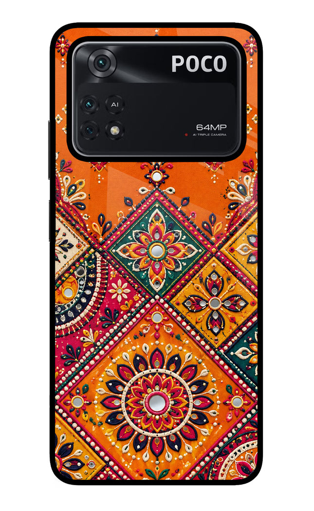 Kutch Glow Poco M4 Pro 4G Glass Case
