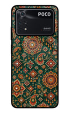 Green Pataka Poco M4 Pro 4G Glass Case