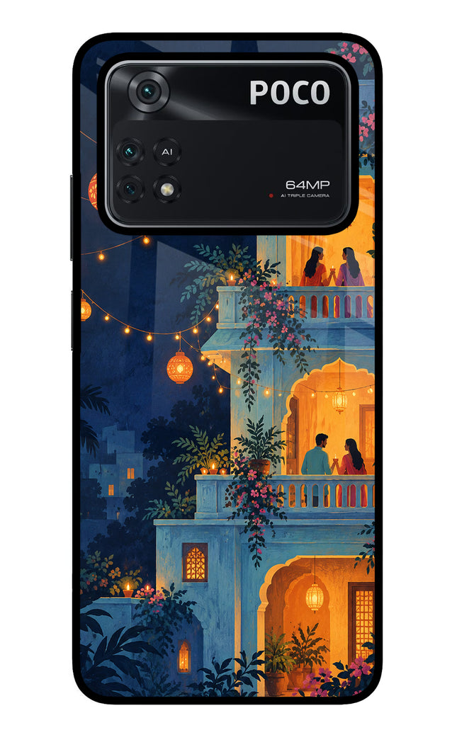 Balcony Glow Poco M4 Pro 4G Glass Case