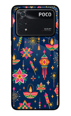 Festive Pop Poco M4 Pro 4G Glass Case