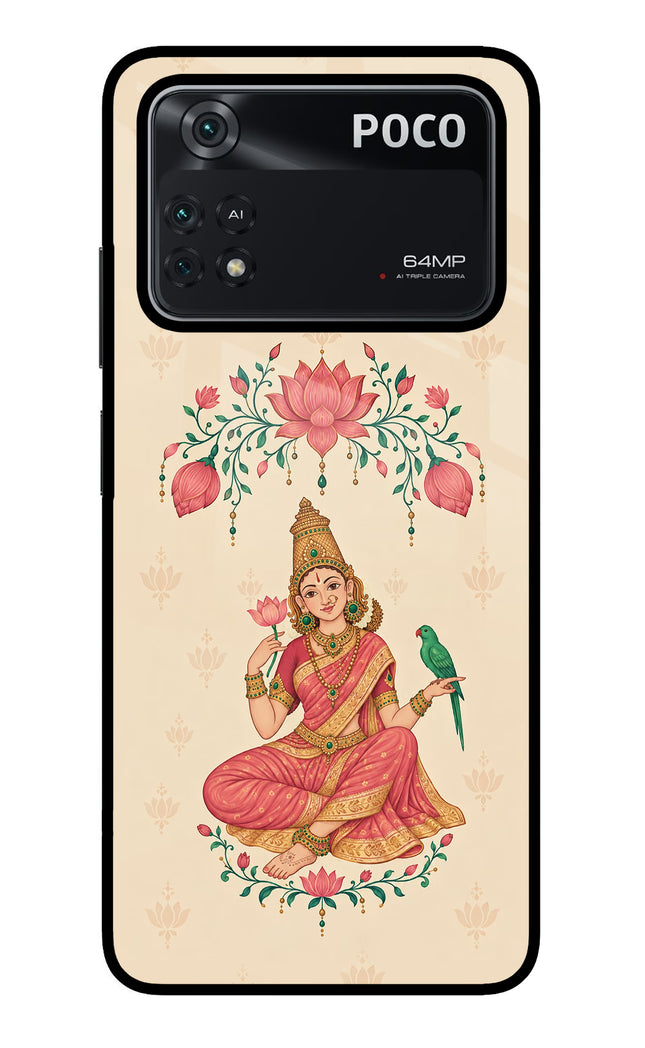 Goddess Lakshmi Poco M4 Pro 4G Glass Case