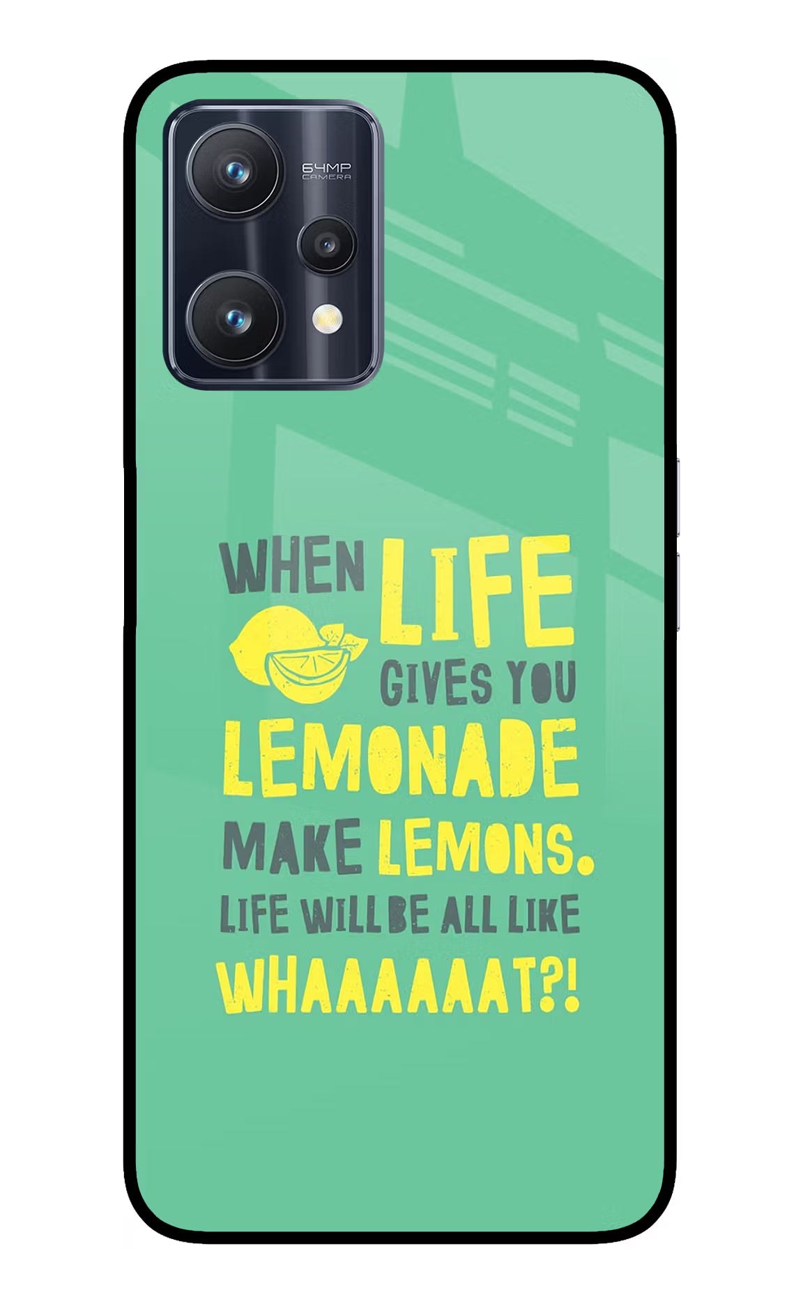 Quote Realme 9 Pro 5G Glass Case Back Cover by Casekaro