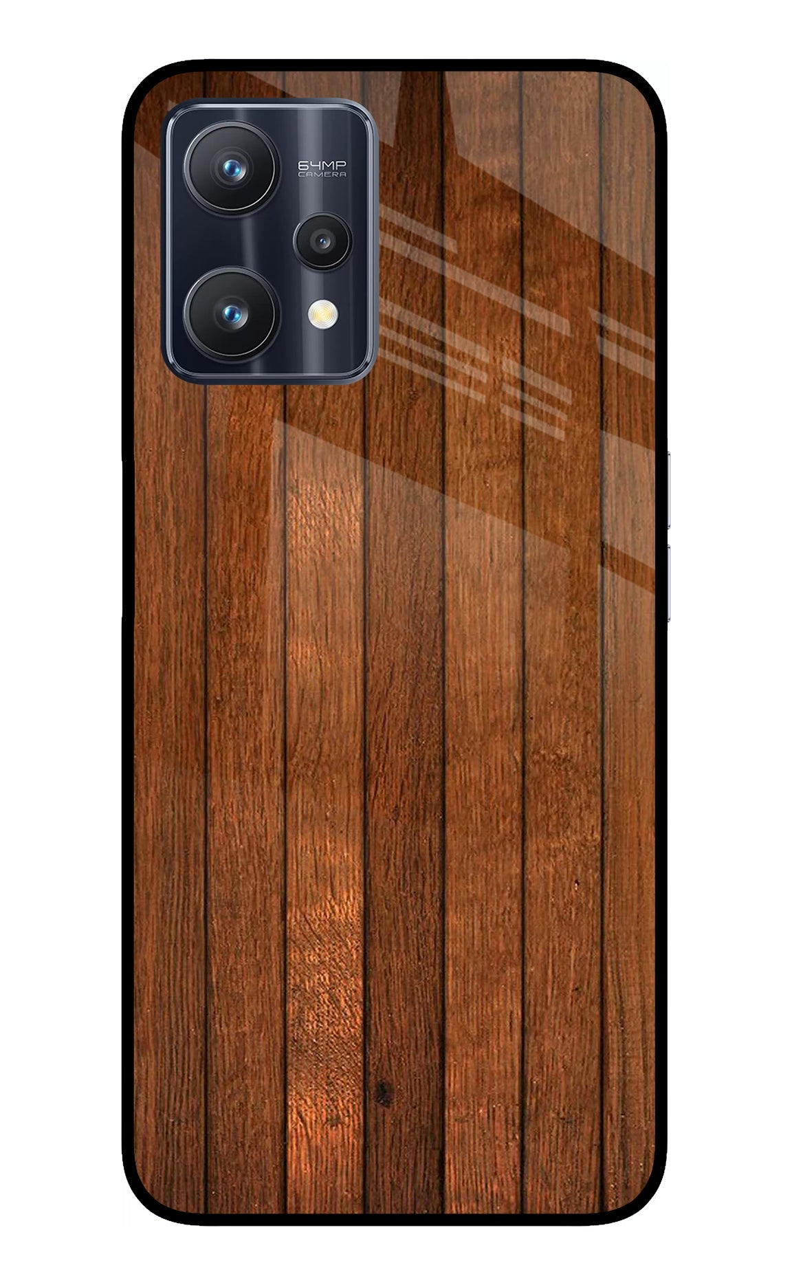 Wooden Artwork Bands Realme 9 Pro 5G Back Cover