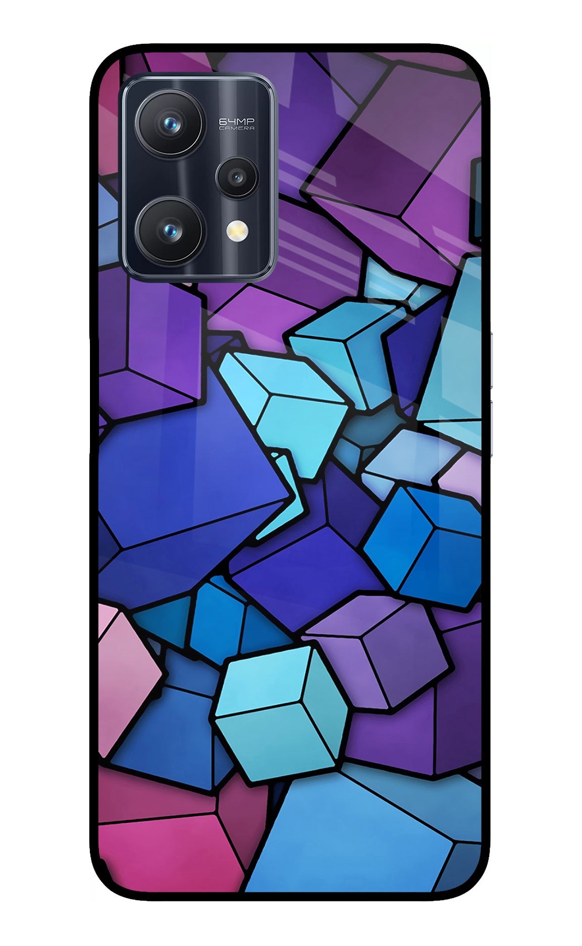 Cubic Abstract Realme 9 Pro 5G Back Cover