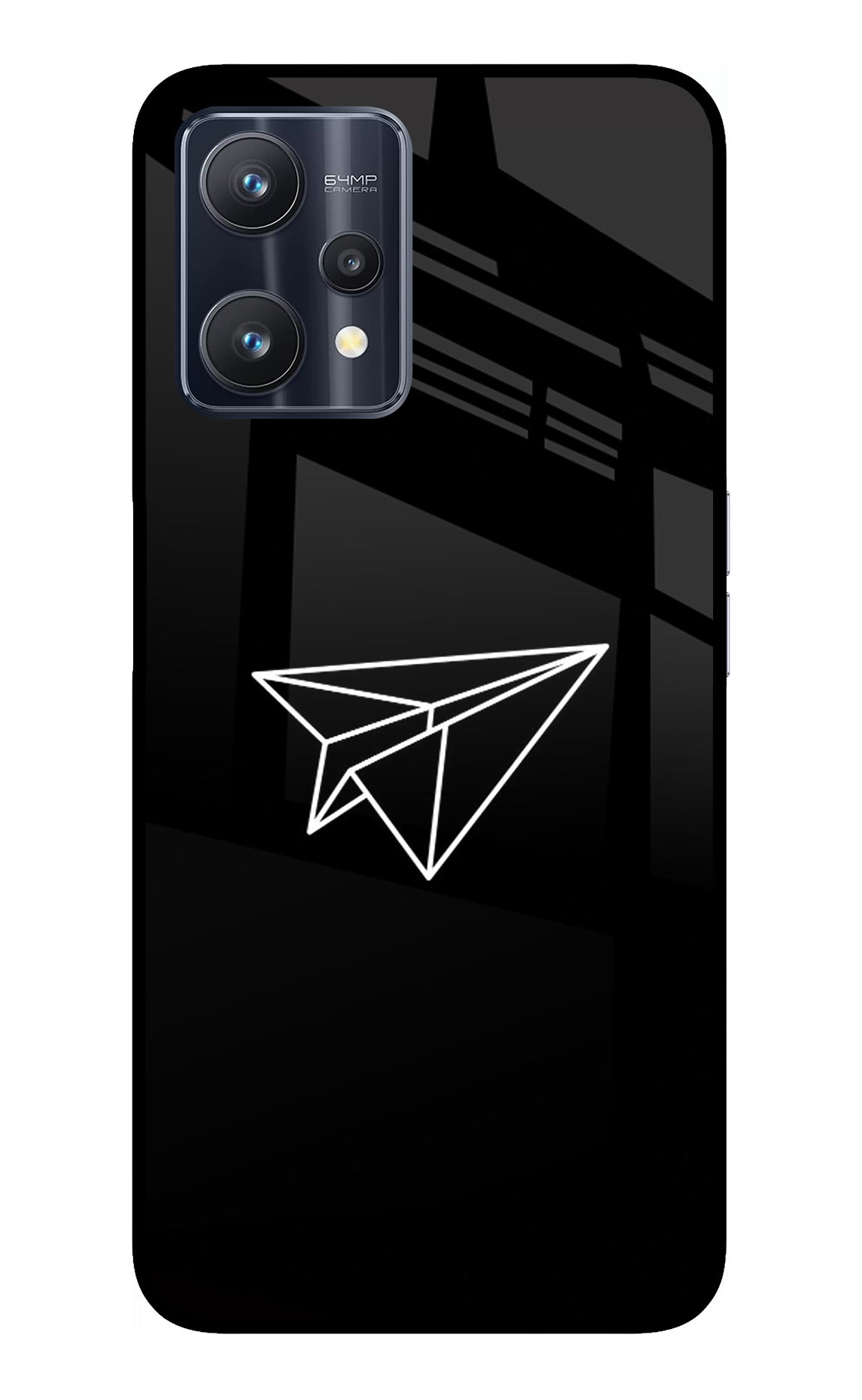 Paper Plane White Realme 9 Pro 5G Back Cover