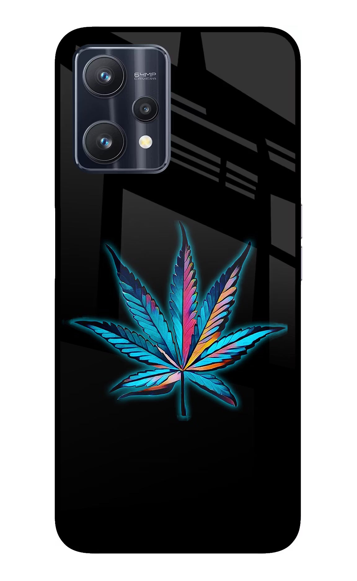 Weed Realme 9 Pro 5G Glass Case Back Cover by Casekaro