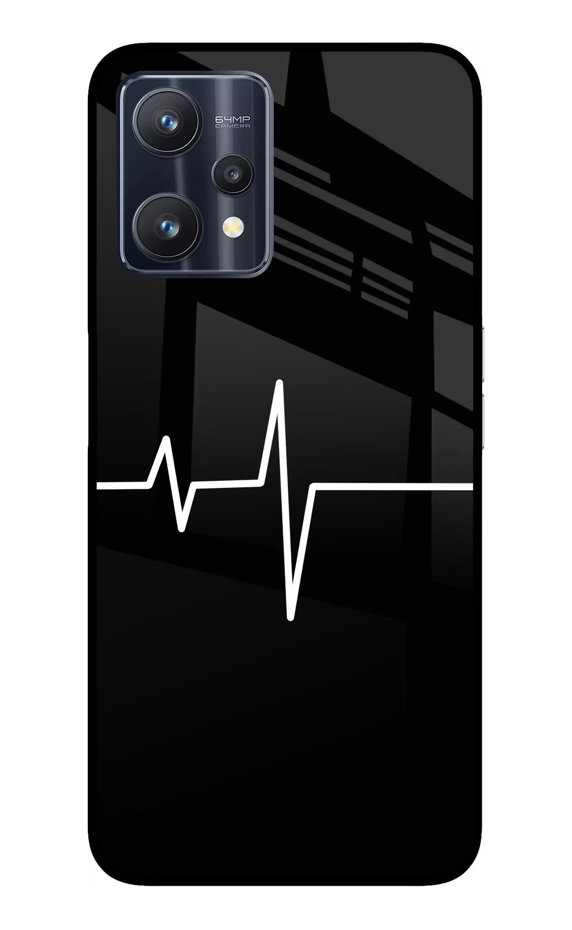 Heart Beats Realme 9 Pro 5G Glass Case Back Cover by Casekaro