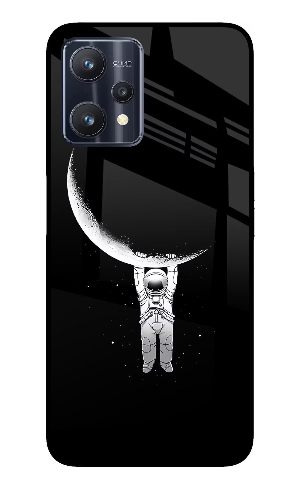 Moon Space Realme 9 Pro 5G Glass Case Back Cover by Casekaro