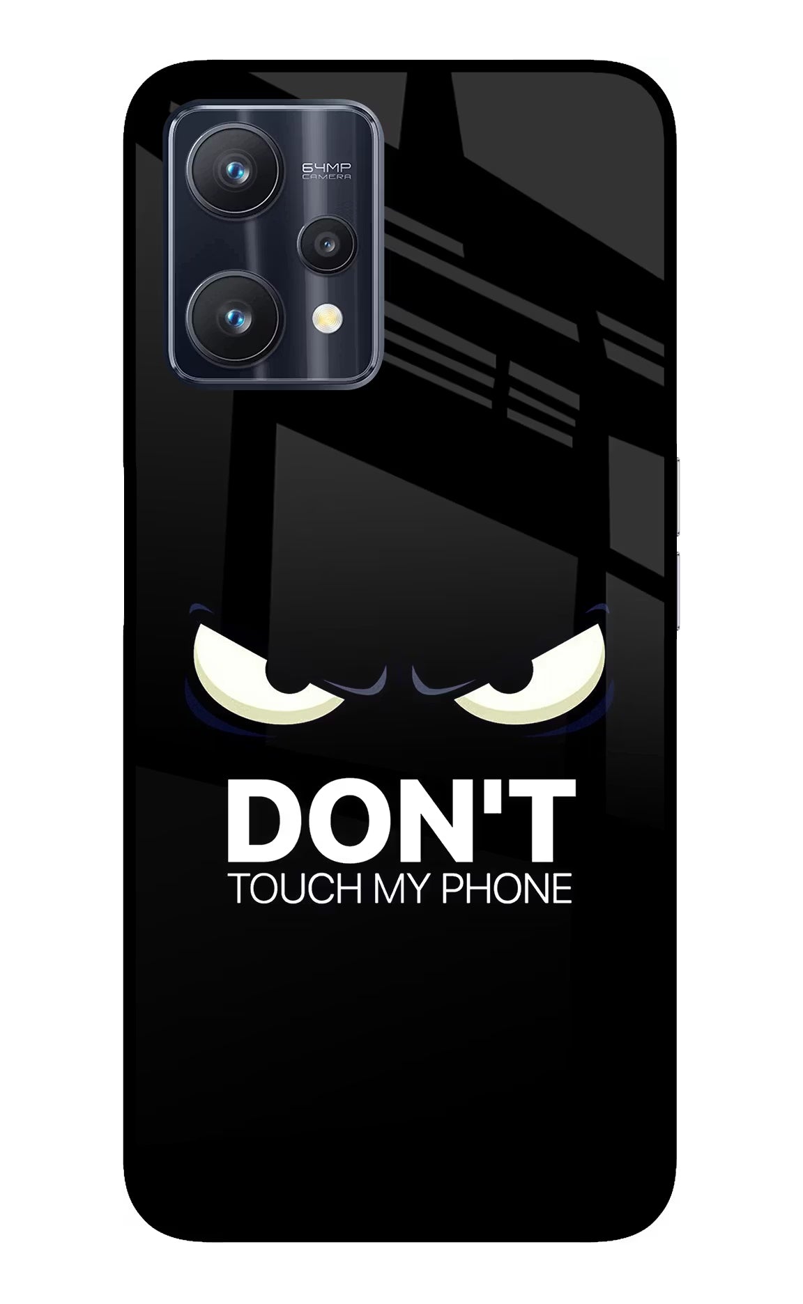 Don'T Touch My Phone Realme 9 Pro 5G Glass Case Back Cover by Casekaro