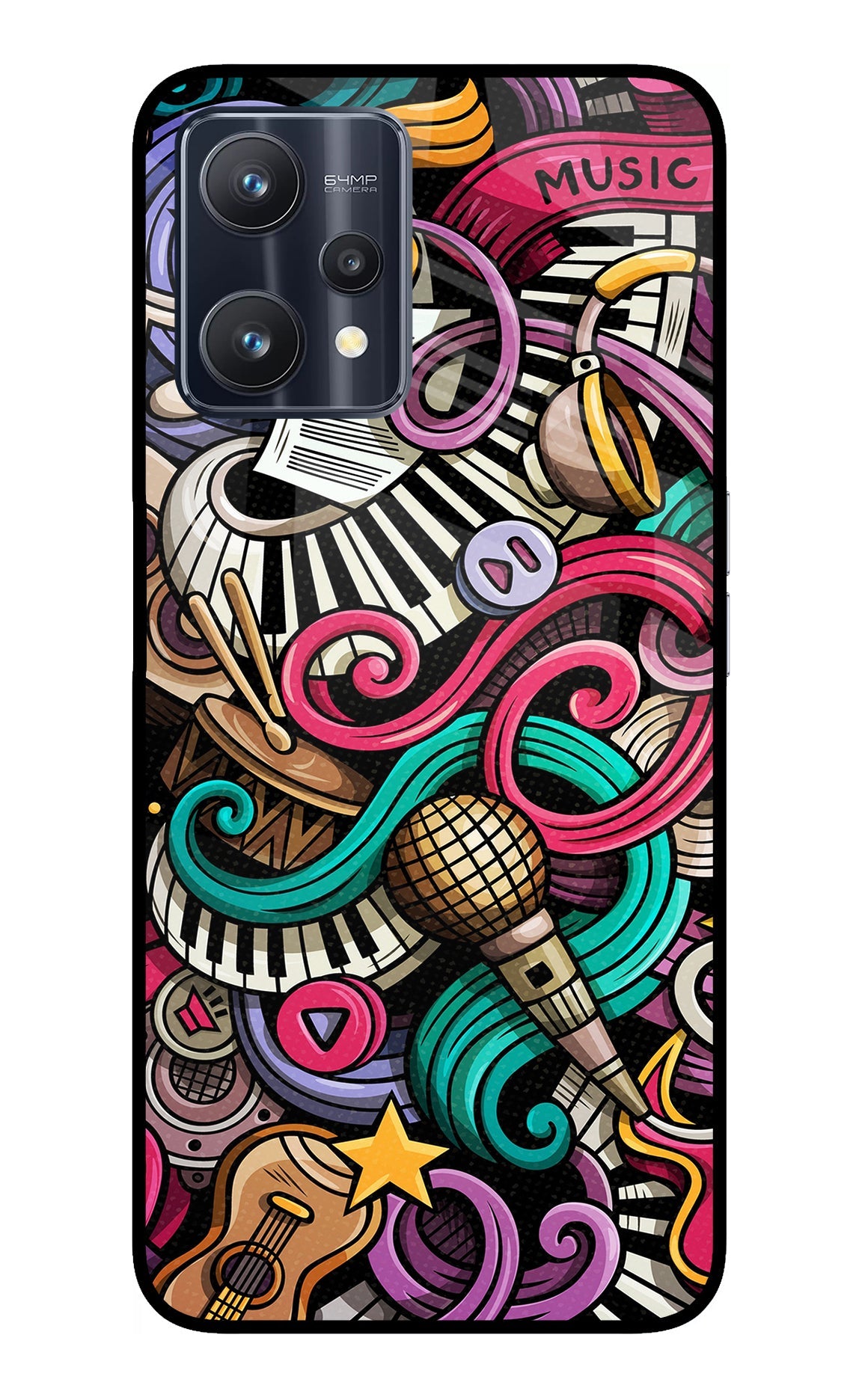 Music Abstract Realme 9 Pro 5G Back Cover