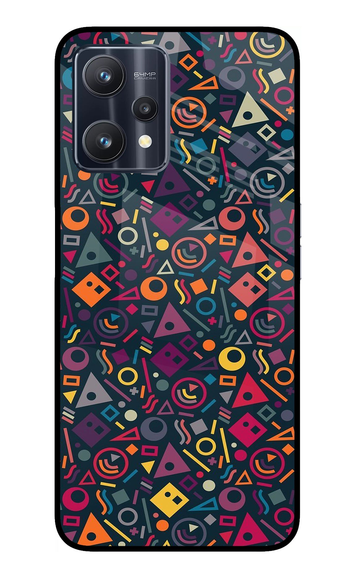 Geometric Abstract Realme 9 Pro 5G Glass Case