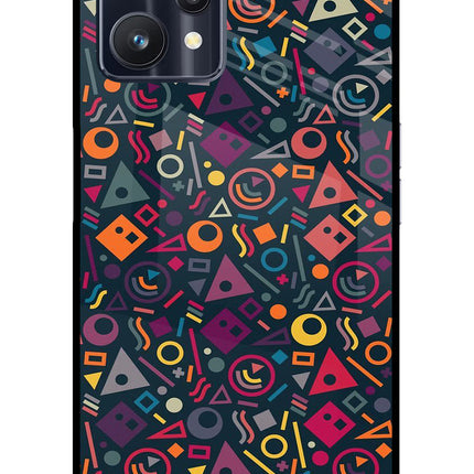 Geometric Abstract Realme 9 Pro 5G Glass Case