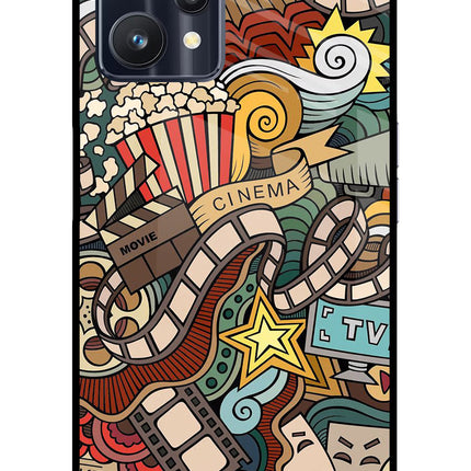 Cinema Abstract Realme 9 Pro 5G Glass Case
