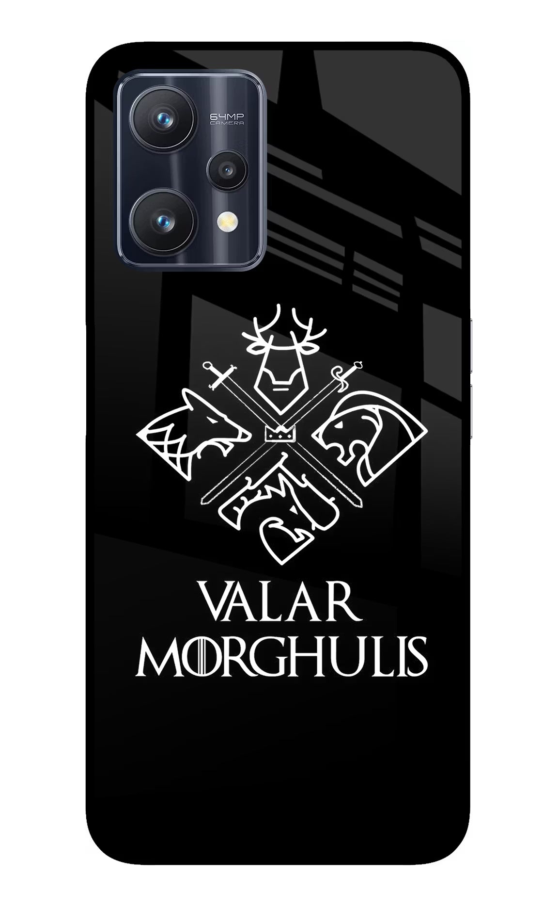 Valar Morghulis | Game Of Thrones Realme 9 Pro 5G Glass Case Back Cover by Casekaro