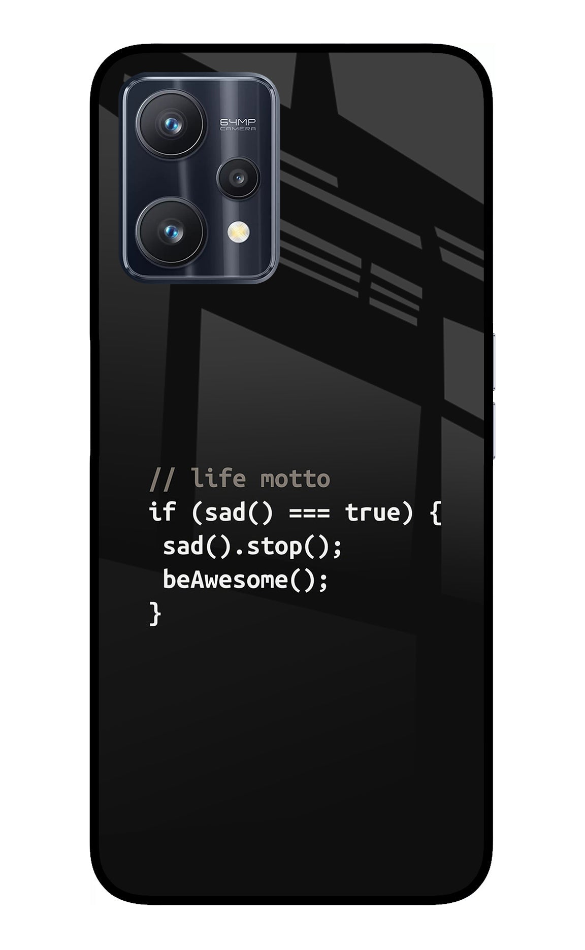 Life Motto Code Realme 9 Pro 5G Glass Case