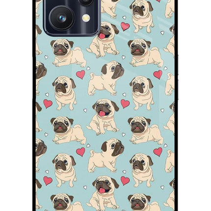Pug Dog Realme 9 Pro 5G Glass Case