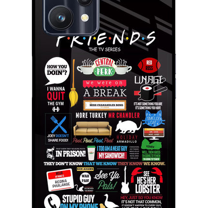 FRIENDS Realme 9 Pro 5G Glass Case