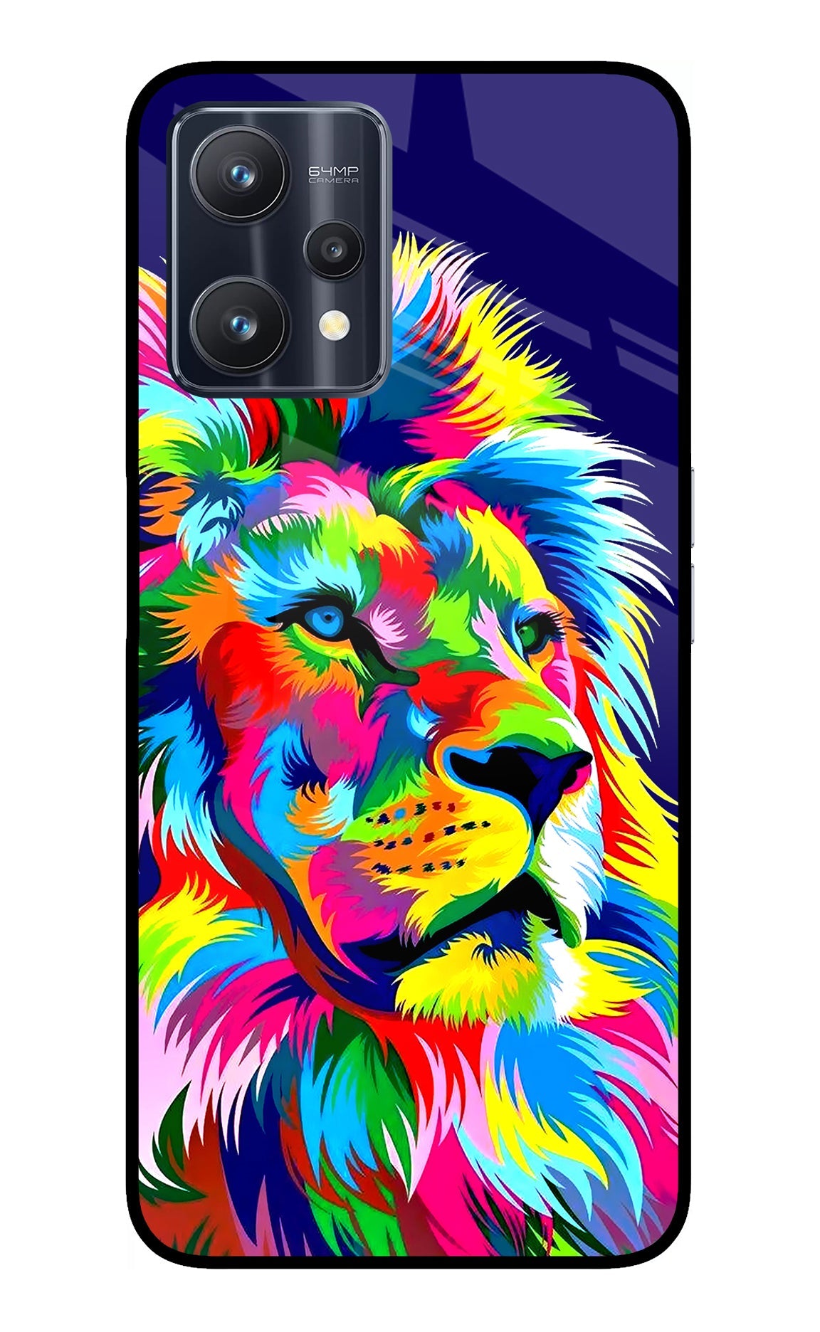 Vector Art Lion Realme 9 Pro 5G Back Cover