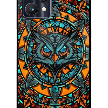 Angry Owl Art Realme 9 Pro 5G Glass Case