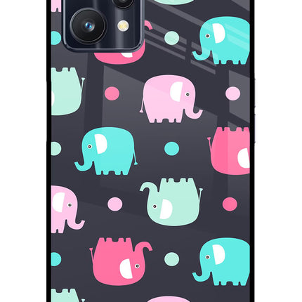 Elephants Realme 9 Pro 5G Glass Case
