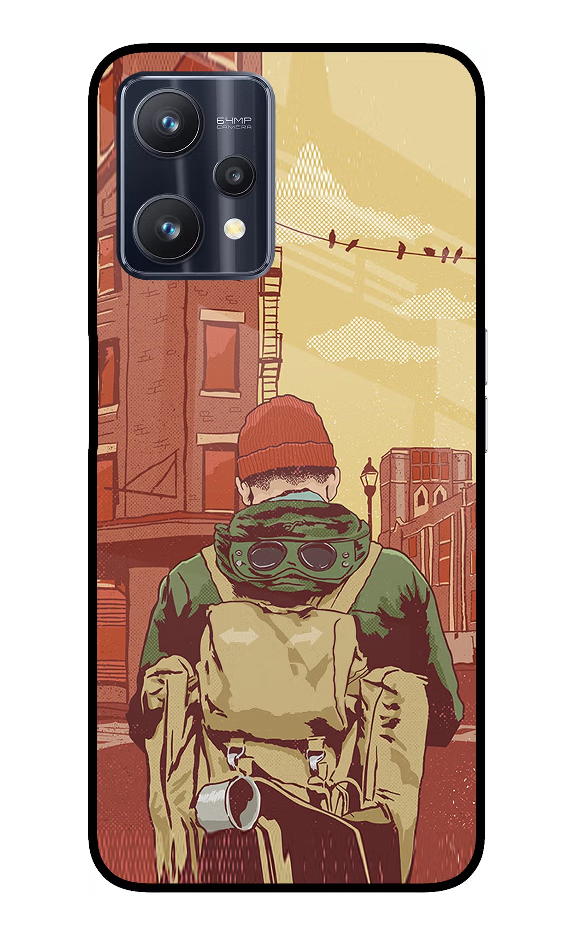 Adventurous Realme 9 Pro 5G Glass Case Back Cover by Casekaro