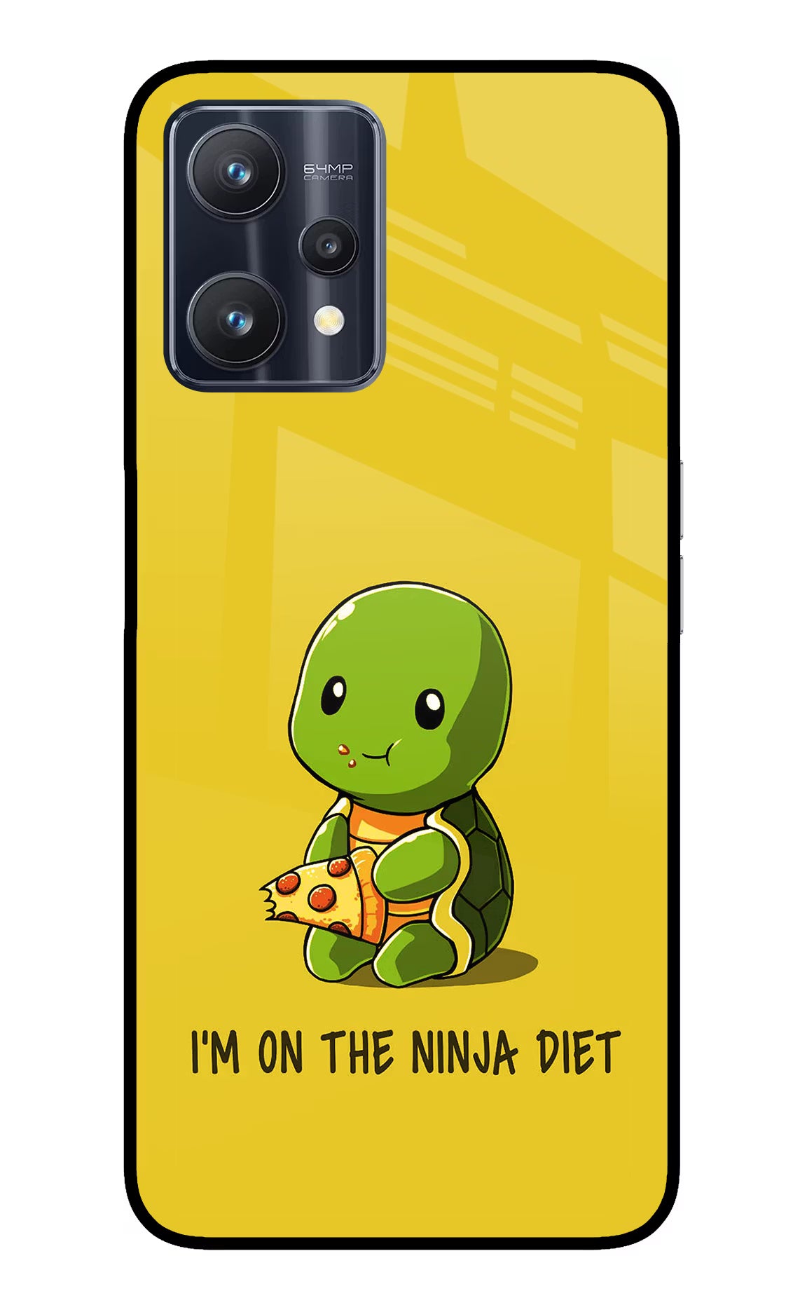 I'm on Ninja Diet Realme 9 Pro 5G Glass Case Back Cover by Casekaro