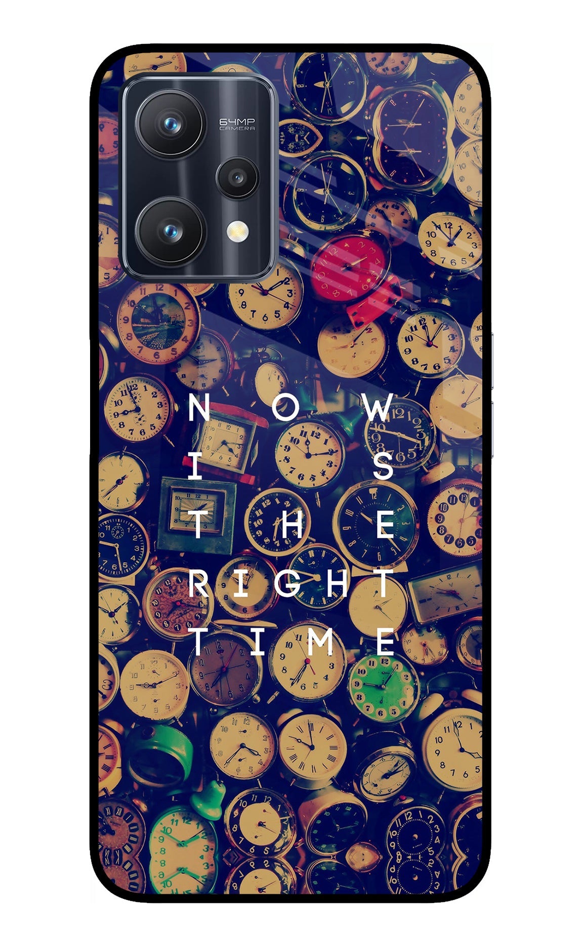 Now is the Right Time Quote Realme 9 Pro 5G Back Cover