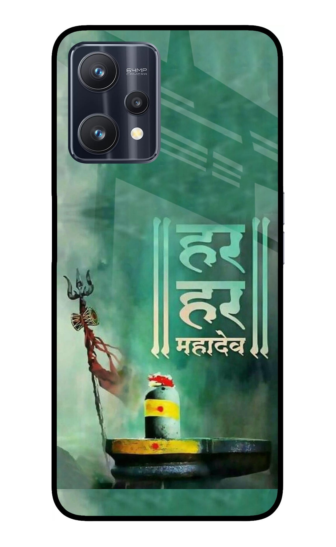 Har Har Mahadev Shivling Realme 9 Pro 5G Glass Case