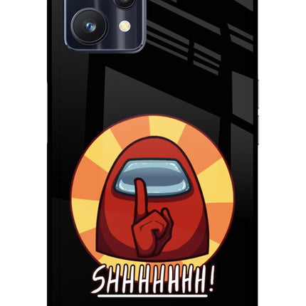 Among Us Shhh! Realme 9 Pro 5G Glass Case