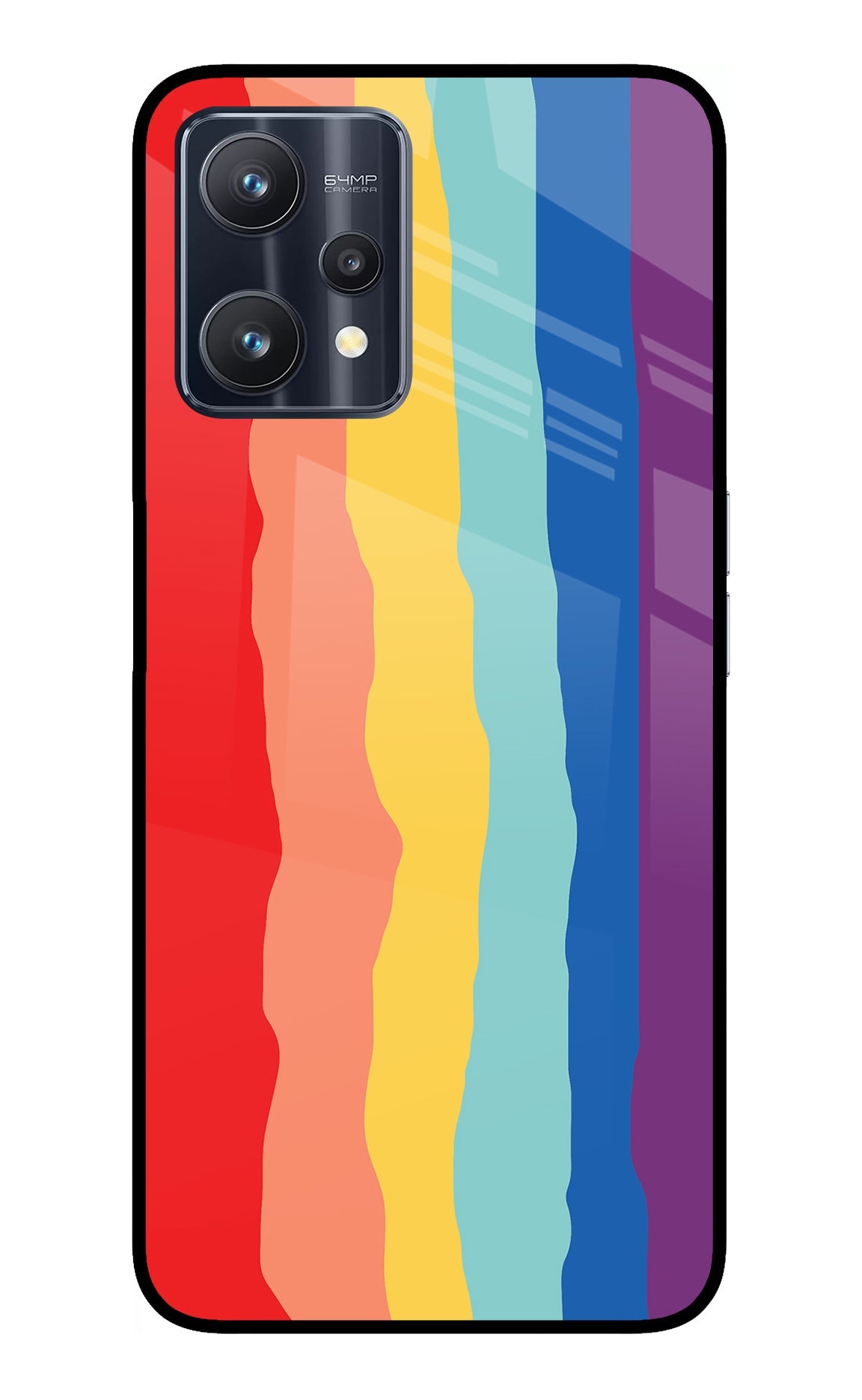 Rainbow Realme 9 Pro 5G Glass Case