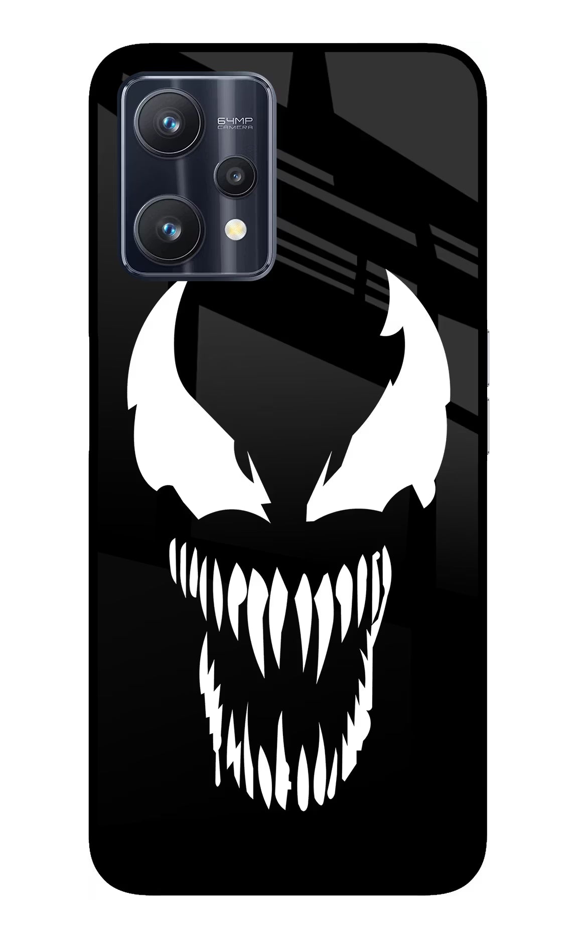 Venom Realme 9 Pro 5G Glass Case Back Cover by Casekaro