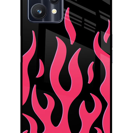 Fire Flames Realme 9 Pro 5G Glass Case