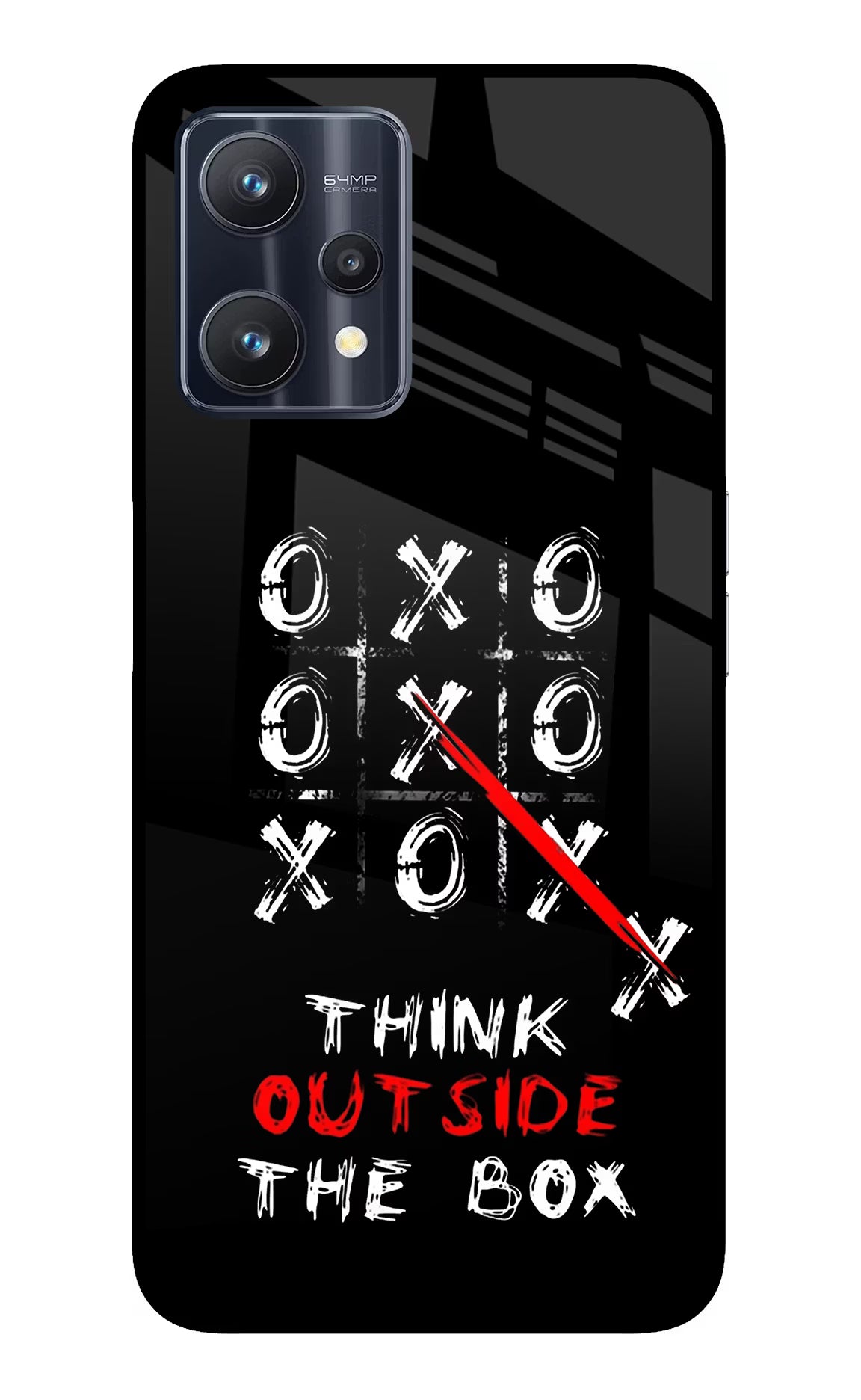 Think out of the BOX Realme 9 Pro 5G Glass Case Back Cover by Casekaro