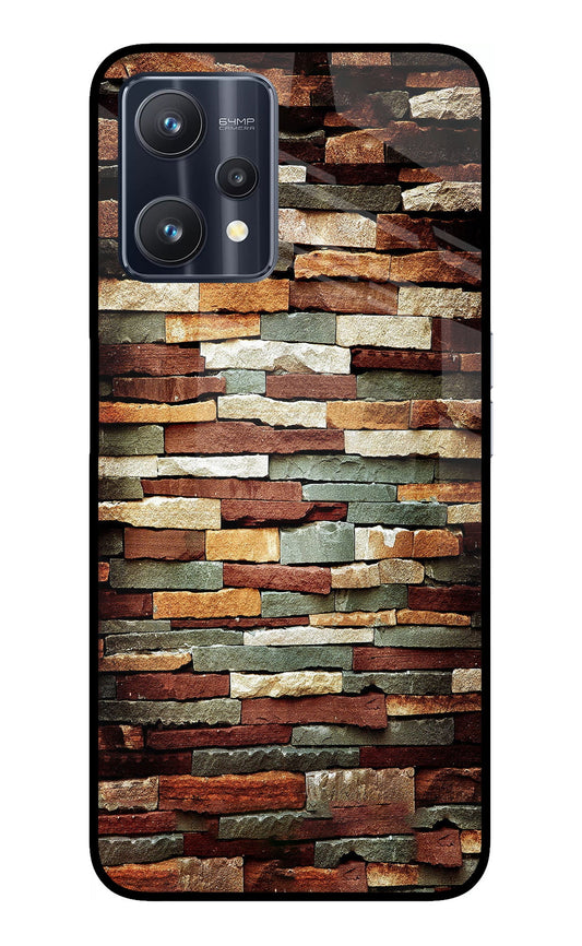 Bricks Pattern Realme 9 Pro 5G Glass Case