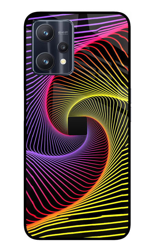 Colorful Strings Realme 9 Pro 5G Glass Case