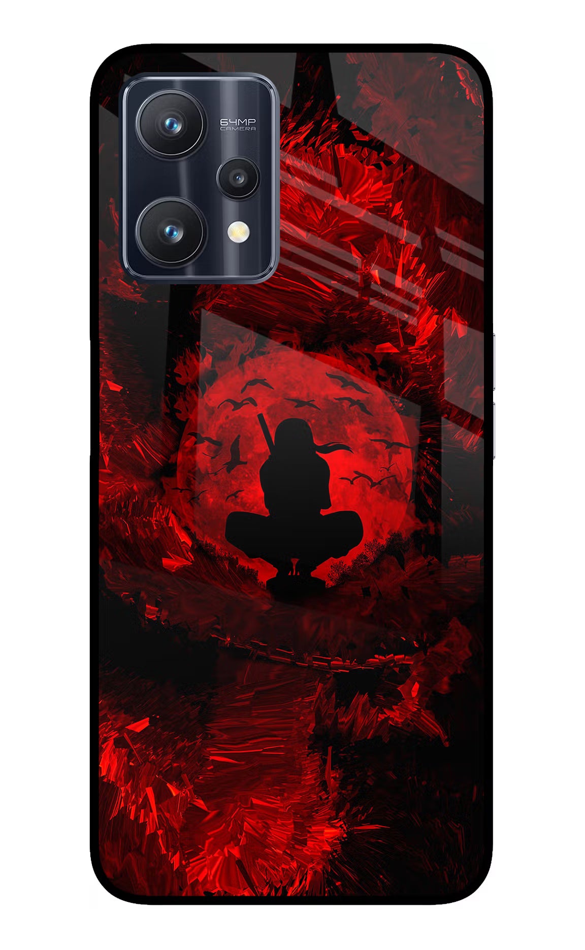 Itachi Uchiha Realme 9 Pro 5G Glass Case Back Cover by Casekaro