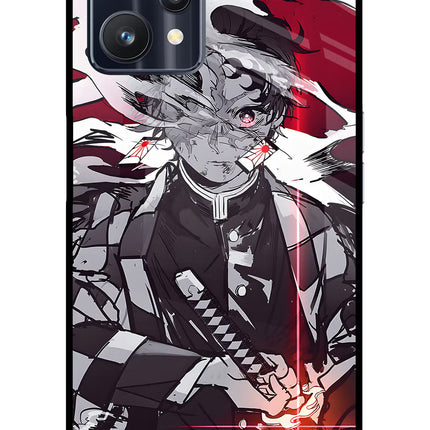 Demon Slayer Realme 9 Pro 5G Glass Case Back Cover by Casekaro