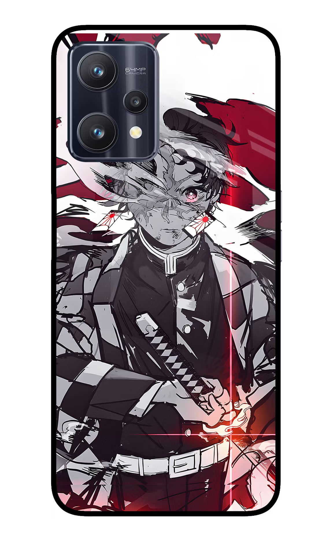 Demon Slayer Realme 9 Pro 5G Glass Case Back Cover by Casekaro